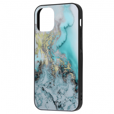 Husa iPhone 12 Mini, Glaze Series, Blue Ocean [1]