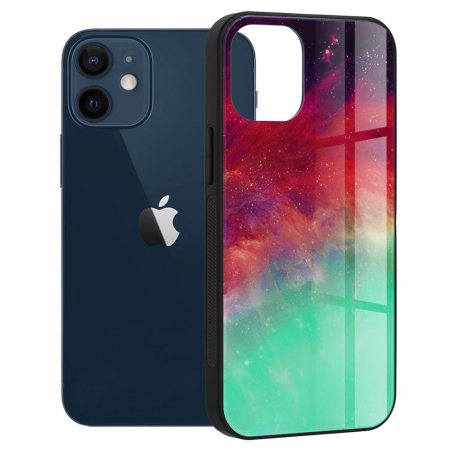 iPhone 12 Mini - Husa iPhone 12 Mini, Glaze Series, Fiery Ocean