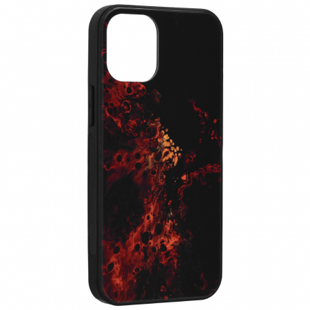 Husa iPhone 12 Mini, Glaze Series, Red Nebula [3]