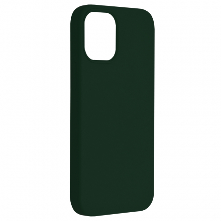 Husa iPhone 12 Mini, Soft Edge Silicone, Dark Green [1]