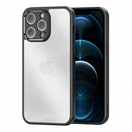 iPhone 12 Pro - Husa iPhone 12 Pro, Dux Ducis Aimo Series, Negru