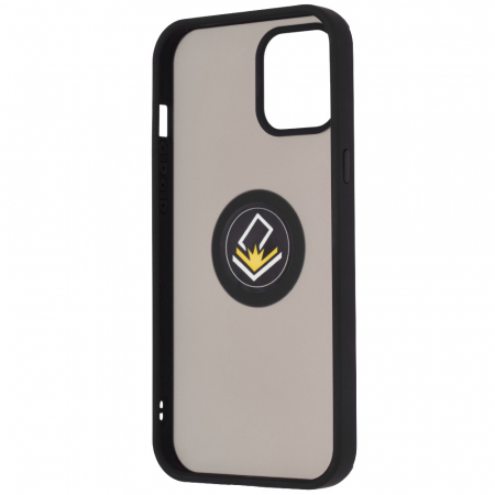 Husa iPhone 12 Pro Max cu inel suport stand magnetic, Negru [3]