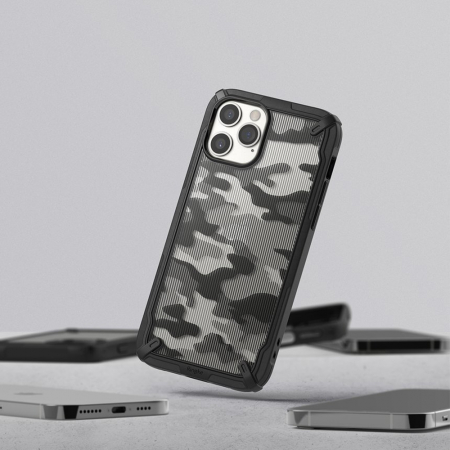Husa iPhone 12 Pro Max , Ringke Fusion X, Camo Black [4]
