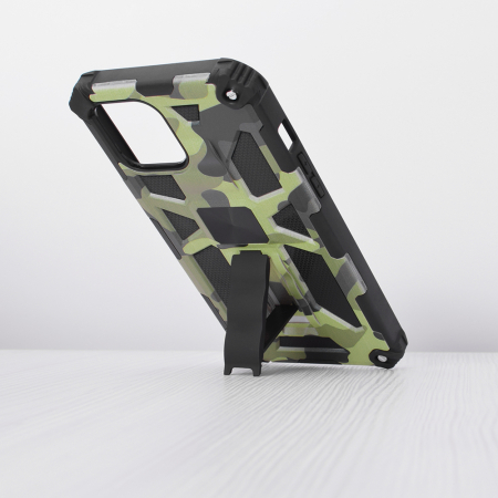 Husa iPhone 12 Pro Max, Techsuit Blazor, Camo Lime [2]