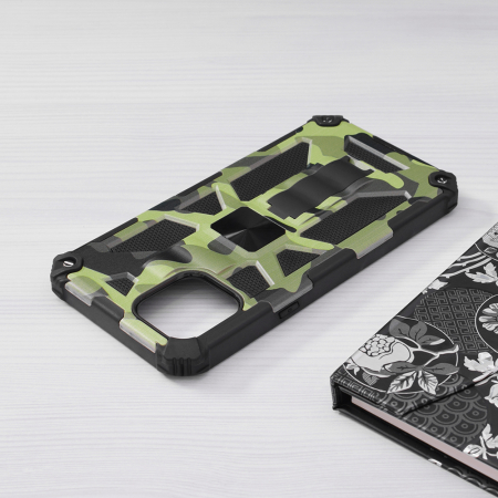 Husa iPhone 12 Pro Max, Techsuit Blazor, Camo Lime [4]