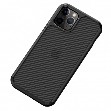 Husa iPhone 12 Pro Max, Techsuit CarbonFuse, Negru [3]