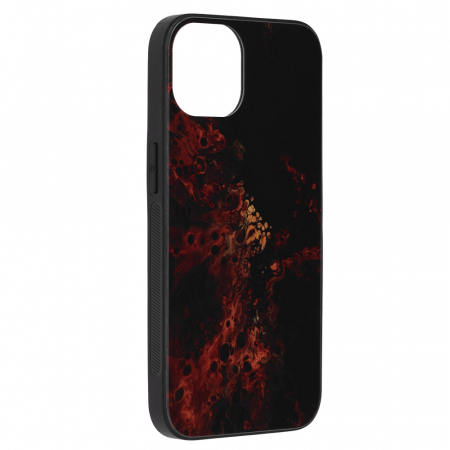 Husa iPhone 13, Glaze Series, Red Nebula [1]