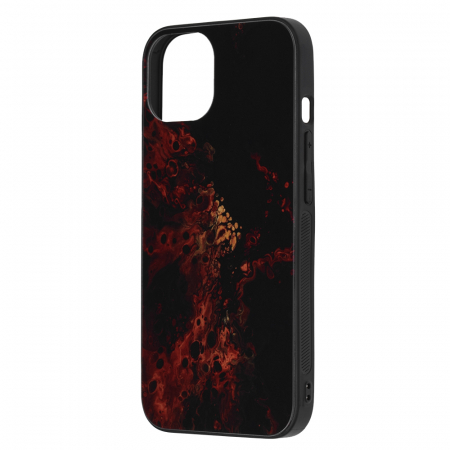 Husa iPhone 13, Glaze Series, Red Nebula [2]