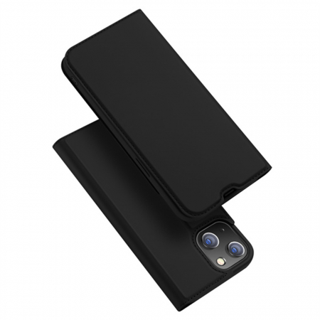 iPhone - Husa iPhone 13 Mini, Dux Ducis Skin Pro Flip Book, Negru