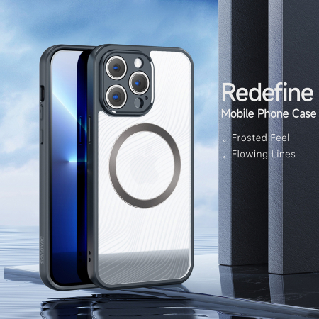 Husa iPhone 13 Pro Max, Dux Ducis Aimo MagSafe, Negru [2]