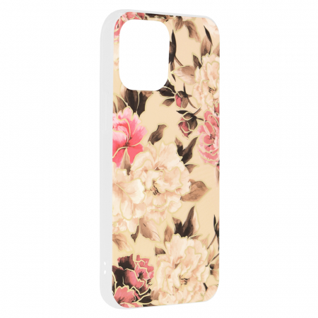 Husa iPhone 13 Pro Max, Techsuit Marble Series, Mary Berry Nude [1]