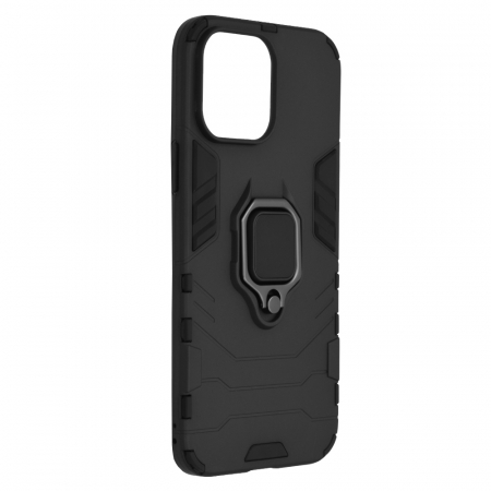 Husa iPhone 13 Pro Max, Techsuit Shield Ring, Negru [4]