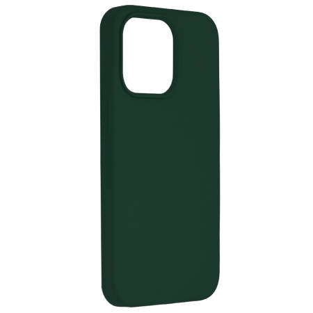 Husa iPhone 13 Pro, Soft Edge Silicone, Dark Green [1]