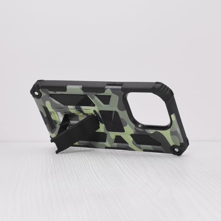 Husa iPhone 13 Pro, Techsuit Blazor, Camo Lime [1]