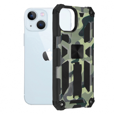 iPhone 13 - Husa iPhone 13, Techsuit Blazor, Camo Lime
