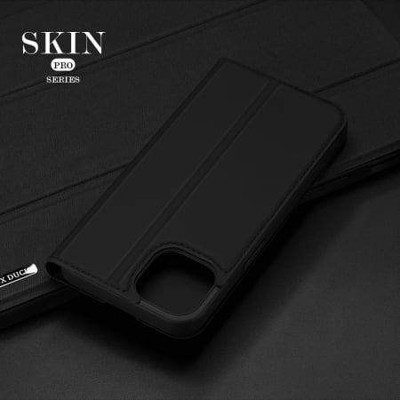 Husa iPhone 14, Dux Ducis Skin Pro Flip Book, Negru [6]