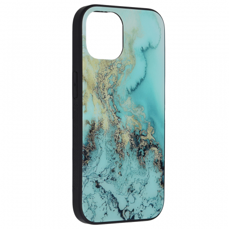 Husa iPhone 14, Glaze Series, Blue Ocean [1]