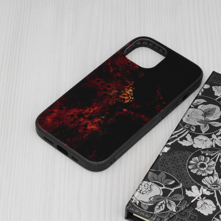 Husa iPhone 14, Glaze Series, Red Nebula [3]