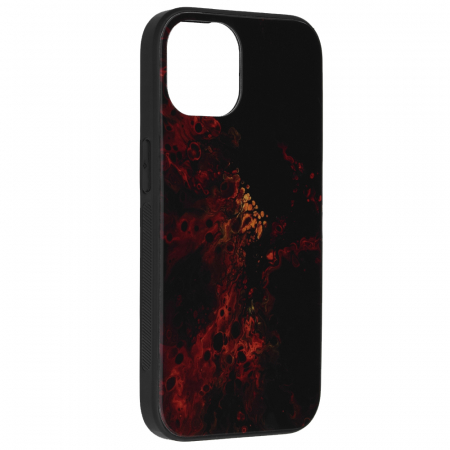 Husa iPhone 14, Glaze Series, Red Nebula [1]