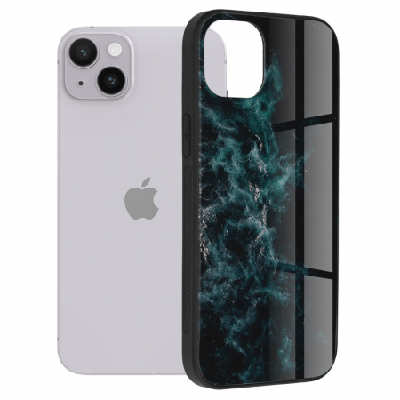 iPhone 14 Plus - Husa iPhone 14 Plus, Glaze Series, Blue Nebula