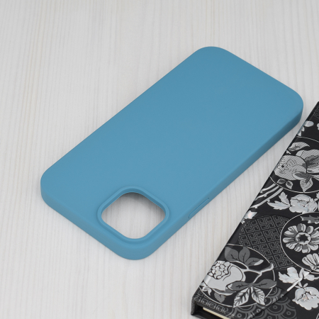 Husa iPhone 14 Plus, Soft Edge Silicone, Denim Blue [3]