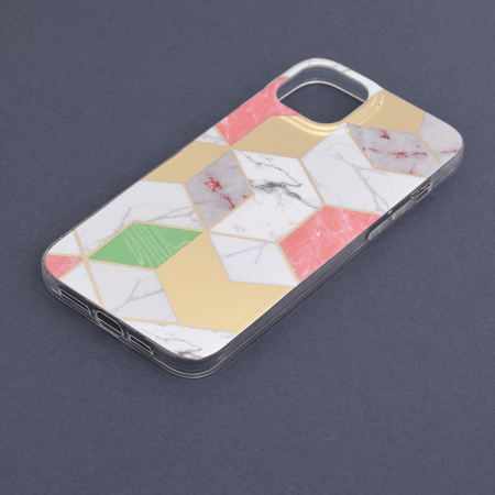 Husa iPhone 14 Plus, Techsuit Marble Series, Purple Hex [4]