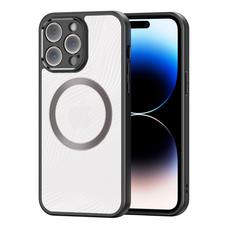 iPhone 14 Pro - Husa iPhone 14 Pro, Dux Ducis Aimo MagSafe, Negru
