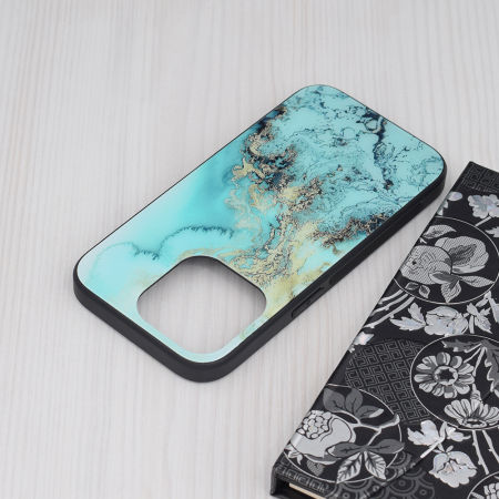 Husa iPhone 14 Pro, Glaze Series, Blue Ocean [4]