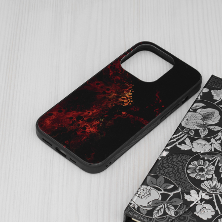 Husa iPhone 14 Pro, Glaze Series, Red Nebula [4]