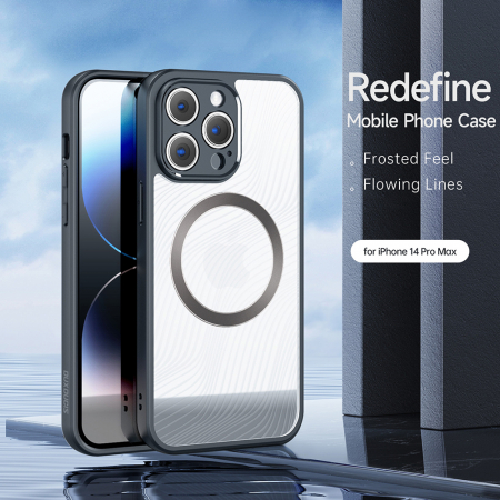 Husa iPhone 14 Pro Max, Dux Ducis Aimo MagSafe, Negru [3]