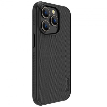 Husa iPhone 14 Pro Max, Nillkin Super Frosted Shield Pro, Negru [2]