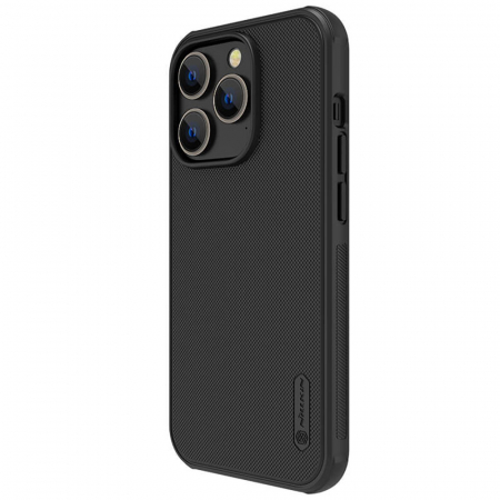 iPhone 14 Pro Max - Husa iPhone 14 Pro Max, Nillkin Super Frosted Shield Pro, Negru