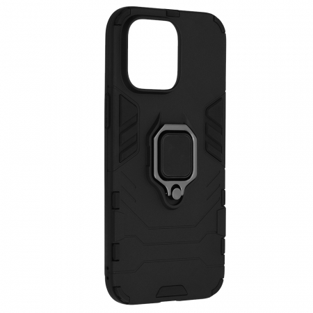 Husa iPhone 14 Pro Max, Techsuit Shield Ring, Negru [1]