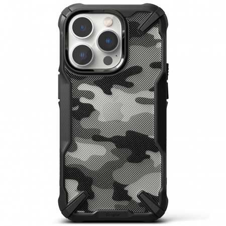 Husa iPhone 14 Pro, Ringke Fusion X, Camo Black [1]