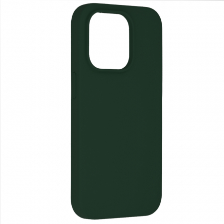 Husa iPhone 14 Pro, Soft Edge Silicone, Dark Green [1]