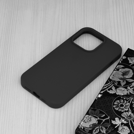 Husa iPhone 14 Pro, Soft Edge Silicone, Negru [2]