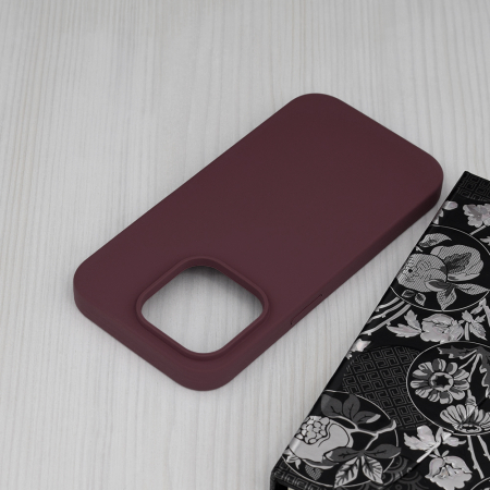 Husa iPhone 14 Pro, Soft Edge Silicone, Plum Violet [3]