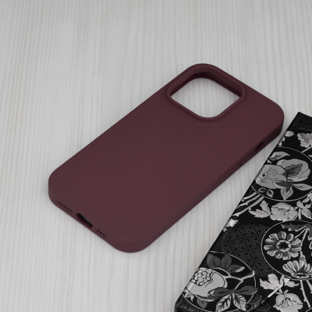 Husa iPhone 14 Pro, Soft Edge Silicone, Plum Violet [2]