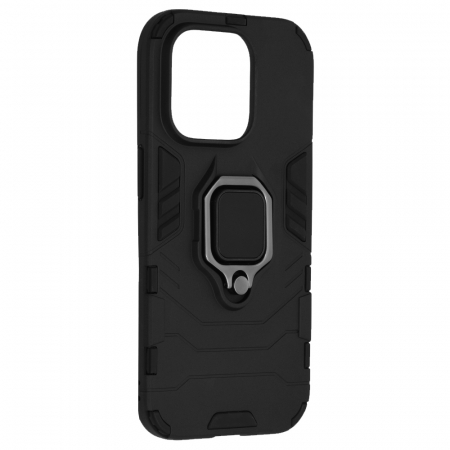 Husa iPhone 14 Pro, Techsuit Shield Ring, Negru [1]
