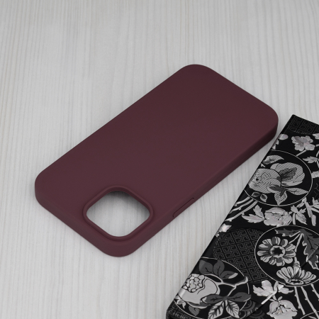 Husa iPhone 14, Soft Edge Silicone, Plum Violet [3]