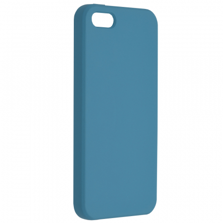 Husa iPhone 5 / 5S / SE, Soft Edge Silicone, Denim Blue [1]