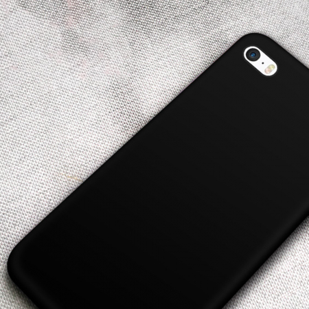Husa iPhone 5 / 5S / SE, Soft Edge Silicone, Negru [3]