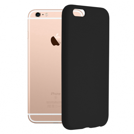 iPhone 6 / 6S - Husa iPhone 6 / 6S, Soft Edge Silicone, Negru