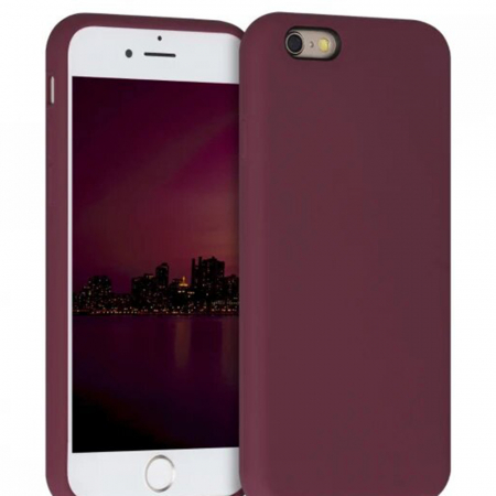 Husa iPhone 6 / 6S, Soft Edge Silicone, Plum Violet [7]
