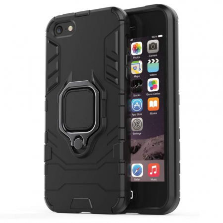 iPhone 6 / 6S - Husa iPhone 6 / 6S, Techsuit Shield Ring, Negru