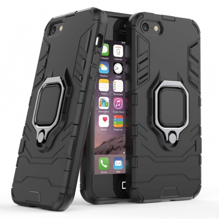 Husa iPhone 6 / 6S, Techsuit Shield Ring, Negru [4]