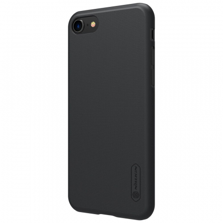 Husa iPhone 7 / 8 / SE 2 (2020), Nillkin Super Frosted Shield, Negru [4]