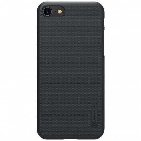 Husa iPhone 7 / 8 / SE 2 (2020), Nillkin Super Frosted Shield, Negru [1]