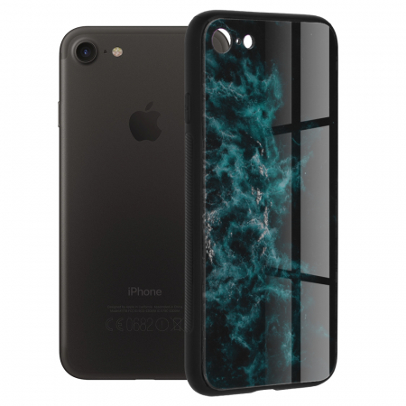 iPhone 7 - Husa iPhone 7, Glaze Series, Blue Nebula