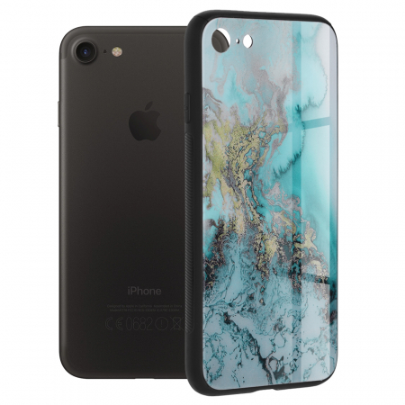 iPhone 7 - Husa iPhone 7, Glaze Series, Blue Ocean
